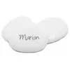 Paquet de 6 Galets marque-places, Blanc