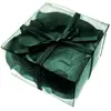 Boite pvc 100 Pétales de rose synthétiques vert Eucalyptus