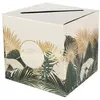 SANTEX 1 Tirelire urne anniversaire Jungle Tropicale Chic "Happy Birthday" 20cm REF/8542