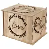 SANTEX 1 Tirelire urne en bois "Love Mr & Mrs" en kit 30 x 24 x 22cm REF/8495 Thème naturel Champêtre...
