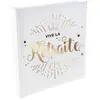 Livre d'Or - Vive La Retraite - Elégant - Blanc - Adulte - Mixte