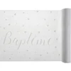 SANTEX Chemin de table Baptême - 30 cm x 5 m