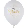 SANTEX Ballon Vive la retraite Or x8