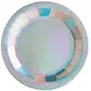 SANTEX - 10 regenboogkleurige kartonnen borden