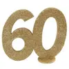 Santex 4753 - Décoration chiffre anniversaire 60 ans - or