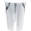 SANTEX - 10 zilver metallic kartonnen bekers 25 cl