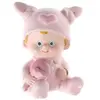 Figurine - SANTEX - 4941-5 - Baptême - Fille - Rose - Polyrésine - 2x4 cm