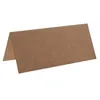 LE GEANT DE LA FETE Ce lot de marque place kraft de 7 x 3 cm guidera vos invités vers leur place dans une ambiance Vintage