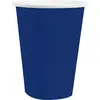 10 GOBELETS CARTON BIO 25CL BLEU MARINE