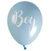 8 BALLONS LATEX BABY SHOWER BOY Ø23CM BLEU Bleu