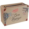 Urne tirelire Bon Voyage - Multicolore - 24x16x10cm - Carton