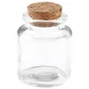 POT PHARMACIE VERRE BOUCHON Ø5CM 6CM TRANSPARENT