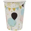 Santex feest wegwerp bekertjes - ballon - 10x stuks - 270 ml - karton ...