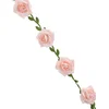 SANTEX GUIRLANDE ROSES ARTIFICIELLES 5CM 1.2M ROSE Rose, Fuchsia
