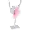 SANTEX Ballerine en bois 17 x 20 cm - Blanc