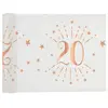 Santex Tafelloper op rol - 20 jaar verjaardag - non woven polyester - ...