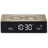 Radio-réveil LCD réversible Lexon Flip Premium Or
