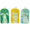 Badabulle Lot de 15 gourdes réutilisables 150 ml, 100% hermétiques