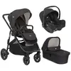 JOIE - Poussette TRIO Versatrax + I-Snug 2 + Nacelle Ramble XL Shale