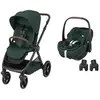 MAXI COSI - Poussette DUO Oxford + Pebble 360 Pro 2 TWILLIC GREEN