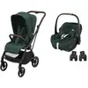 MAXI COSI - Poussette DUO Leona 2 + Pebble 360 Pro 2 TWILLIC GREEN