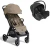 JOIE - Poussette Duo Parcel Lx + Siège auto i-Snug 2 Sandstone
