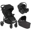 JOIE - Poussette trio Litetrax + Siège-auto I-Snug 2 + Nacelle Ramble ...