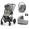 CYBEX - POUSSETTE TRIO Balios S Lux SLV + Cloud G I-Size + Nacelle Sto...
