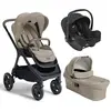 JOIE - Poussette TRIO Finiti Sandstone + Siège-auto Gr0+ I-Snug 2 Shal...