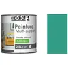 Peinture - ADDICT - Bleu lagon - Satiné - Acrylique - 0.5L - Multi-supports