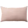 Enjoy Home Coussin non déhoussable en coton uni - Vieux rose - 30 x 50  cm