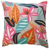 HOME MAISON Coussin - Fuchsia - 60x60 cm - Anti-UV - Déperlant - Exotique