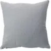 Coussin Déco Uni Dune 40x40cm Gris Clair