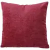 HOME MAISON Coussin déhoussable en velours Rouge foncé 40x40 cm