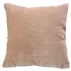 Coussin déhoussable en velours Pêche 40x40 cm