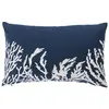 Coussin Déco Imprimé Azur 30x50cm Bleu Marine