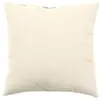 Coussin - HOME MAISON - Ecru - 40 x 40 cm - Déhoussable - Coton Naturel - Intérieur