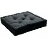 EMINZA Enjoy Home Coussin de Sol avec poignée 50x50x10 Gris Foncé Coton