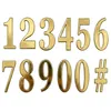 CHAKS Zelfklevende Cijfers 0 t/m 10 - Goud
