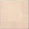 Chaks Feest servetten taupe/beige - 20x - papier - 33 x 33 cm