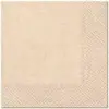 Chaks Feest servetten taupe/beige - 20x - papier - 25 x 25 cm