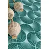 Chaks Chaks Tafelloper op rol - ginkgo print - malagiet groen - 28 x 3...