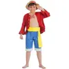 CHAKS - Luffy One Piece kinderkostuum - 146/152 (11-12 jaar)