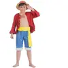 Déguisement Luffy One Piece garçon 7-8 ans (128 cm)