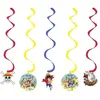 5 Plafondhangers uit één stuk, 60 cm
