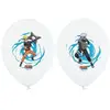 CHAKS 6 Ballons en latex Manga Anniversaire Naruto Shippuden 27 cm REF/12823-NA