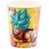CHAKS 8 Gobelets en carton 250ml anniversaire Manga: Dragon Ball Super REF/12803-DB