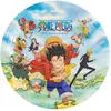 CHAKS 8 Assiettes rondes 23cm en carton anniversaire Manga: One Piece REF/12802-ON