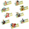 Chaks 12810-ON, Sachet de 9 Marque-places carton 6x8cm One Piece ®