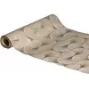 Chaks Tafelloper op rol - ginkgo print - beige/champagne - 28 x 300 cm...
